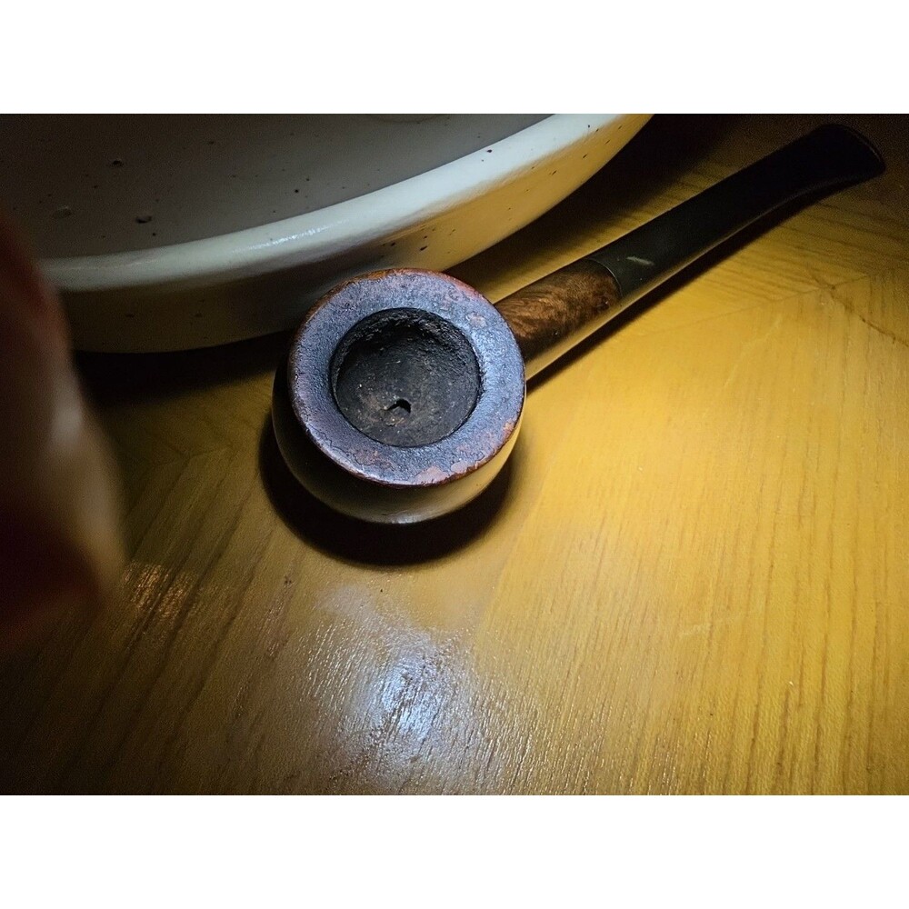 Vintage Estate Pipe - Nobby Briarwood Prince Shape Made In Zechoslovakia - Picture 5 of 5